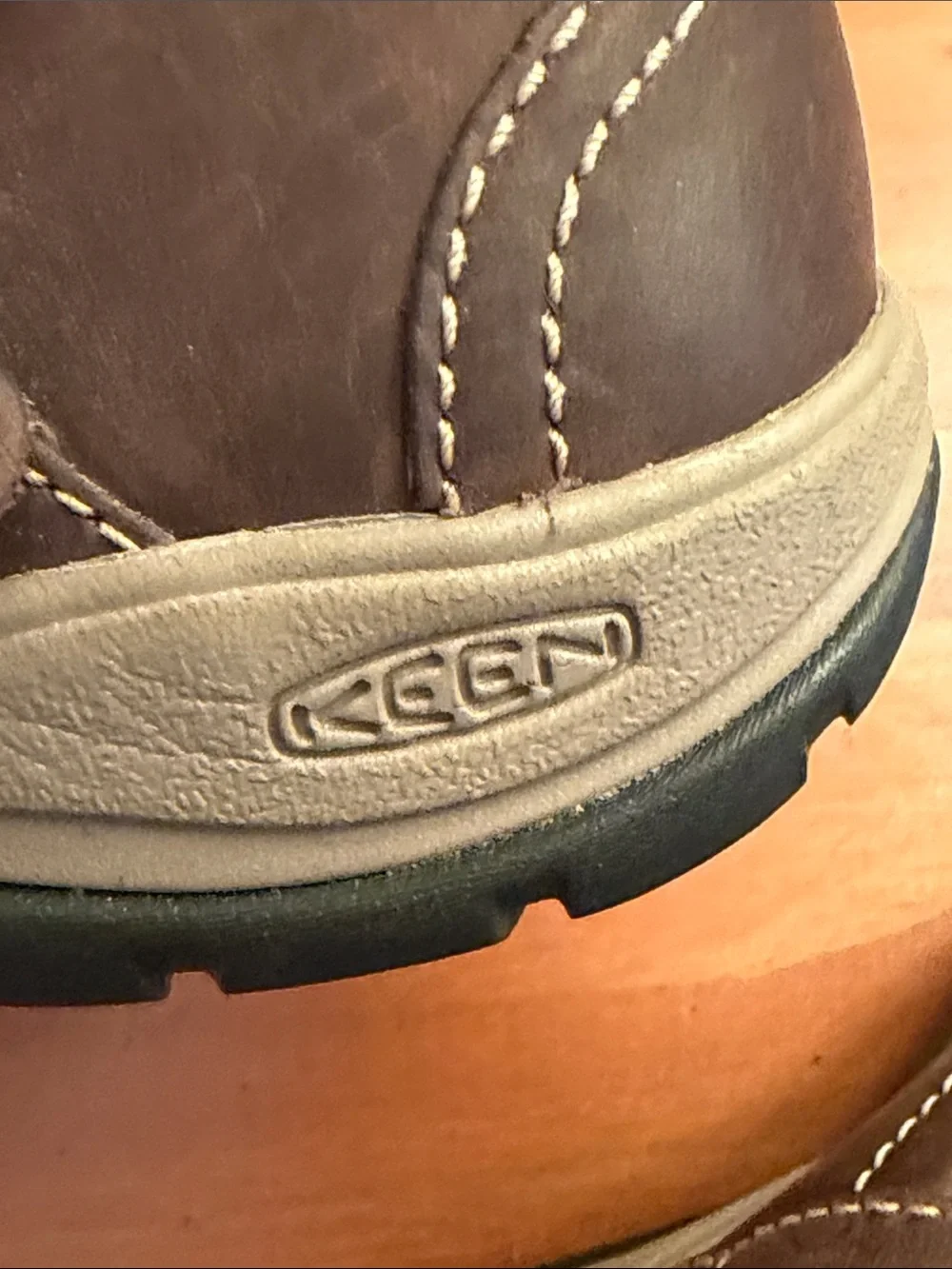 Keen Presidio II Brown Mary Jane Comfort Flats Buckle Strap Toe Stitching Sz 6.5